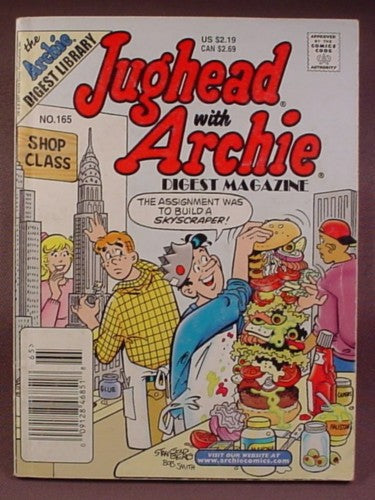 Jughead With Archie Digest Magazine Comic #165, June 2001