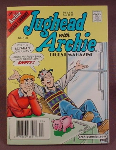 Jughead With Archie Digest Magazine Comic #190, Apr 2004