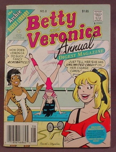 Betty And Veronica Annual Digest Magazine Comic #8, Jan 1993