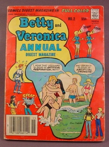 Betty And Veronica Annual Digest Magazine Comic #2, 1981