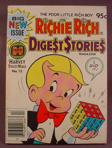 Richie Rich Digest Stories Comic #13, Feb 1982