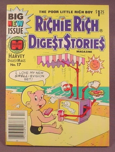 Richie Rich Digest Stories Comic #17, Oct 1982