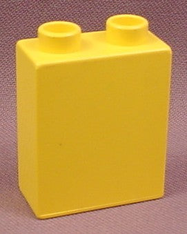 Lego Duplo 4066A Yellow 1x2x2 Brick, Type 1, Zoo, Train