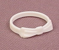 Playmobil White Hatband With Flat Bow, 3245 3389 3543 3803 4072