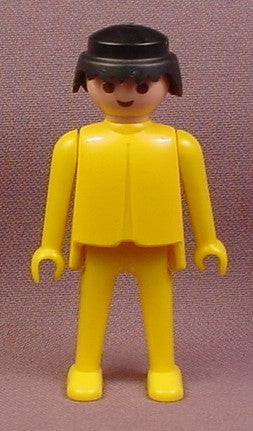 Playmobil Adult Male Classic Style Figure With All Yellow Clothes