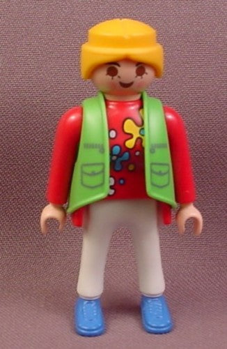 Playmobil Adult Female Figure With Long Braided Blond Hair