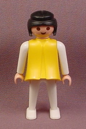 Playmobil Adult Female Classic Style Figure In A Yellow Dress