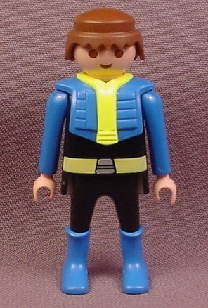 Playmobil Adult Male Race Driver Figure In A Blue & Black Suit