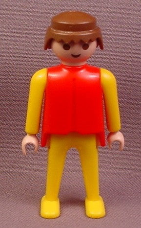 Playmobil Adult Male Classic Style Figure With A Red Shirt