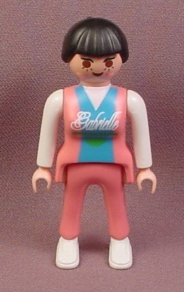 Playmobil Adult Female Mom Figure, Black Hair in Ponytail