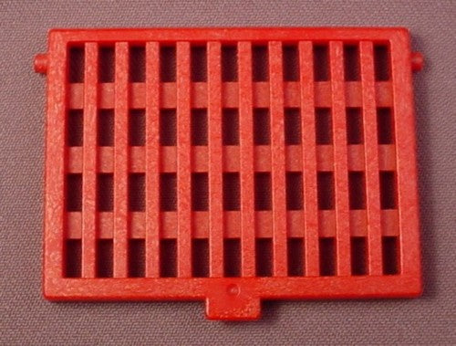 Playmobil Red Deck Hatch Grate Cover with Hinge Points, 5869