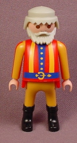 Playmobil Adult Male Spanish Soldier Figure, Gray Hair & Beard