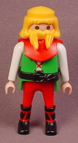 Playmobil Adult Male Viking Figure, Long Blonde Hair Long Moustache