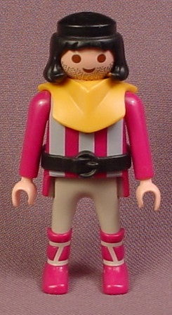 Playmobil Adult Male Barbarian Figure With A Leather Collar