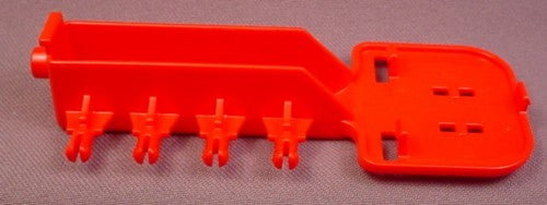 Playmobil Red Snowmobile Base With Studs For The Track