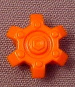 Playmobil Orange Hubcap With A 6 Pointed Shape, 4182 4420