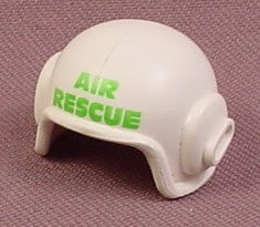 Playmobil White Air Rescue Helicopter Pilot Helmet