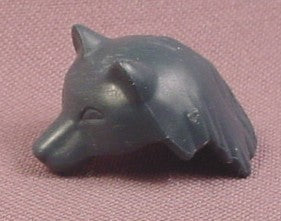 Playmobil Dark Gray Wolf Head Hood Hat Cowl, 3151 3944 4433 4437