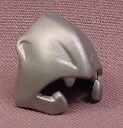 Playmobil Silver Gray Barbarian Helmet With Cheek Guards
