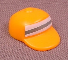 Playmobil Orange Baseball Style Crossing Guard Hat Or Cap, 3256