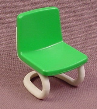 Playmobil Green Modern Chair With A White Tubular Frame, 3522