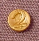 Playmobil Gold Number 2 Coin
