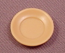 Playmobil Light Brown Small Round Plate, 3495