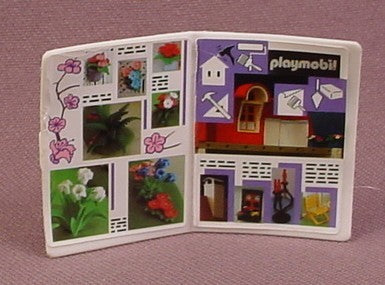 Playmobil White Newspaper With A Color Sticker