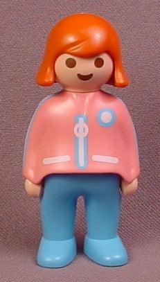 Playmobil 123 Adult Female Mom Mother Figure With Red Hair