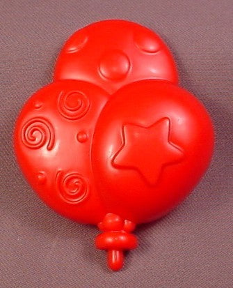 Fisher Price Little People 2004 Three Red Party Balloons, G8681