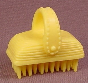 Fisher Price Loving Family Dollhouse 2001 Yellow Grooming Brush