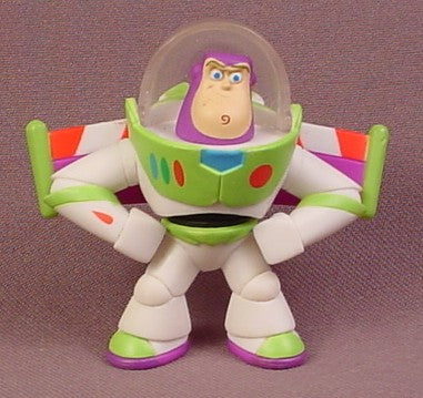 Disney Toy Story Buzz Lightyear PVC Figure Arms on Hips, 2 1/2 Inch