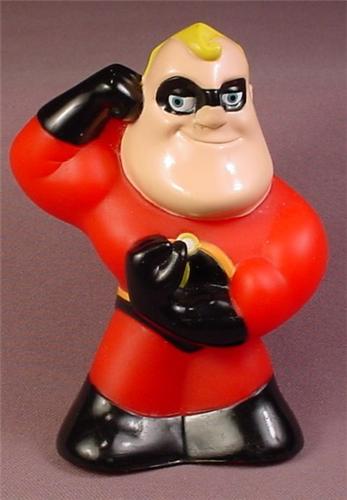 Disney The Incredibles Mr Incredible Soft Plastic Squeaky Bath Toy