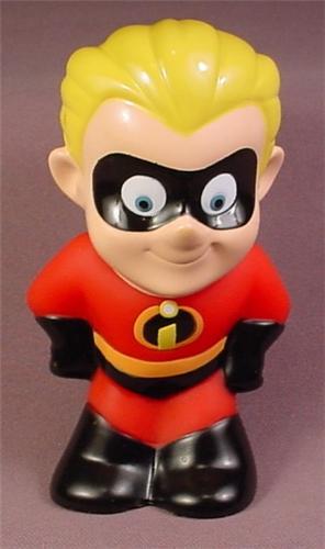 Disney The Incredibles Dash Soft Plastic Squeaky Bath Toy Figure