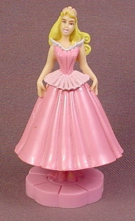 Disney Sleeping Beauty Princess Aurora PVC Figure on Base, 3 Inches Tall