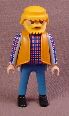 Playmobil Adult Male Truck Driver Or Kangaroo Wrangler Figure