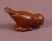 Playmobil Dark Brown Small Bird with Head Down Animal Figure, 4152