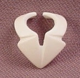 Playmobil White Pointed Lapels That Clip Over A Figure's Shoulder