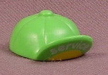 Playmobil Light Green Baseball Hat Or Cap With Up Turned Brim