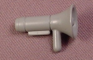 Playmobil Gray Modern Megaphone With A Hand Grip, 3329 3539 3903