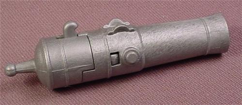 Playmobil Silver Gray Spring Loaded Cannon Barrel, 4156 4219 4444