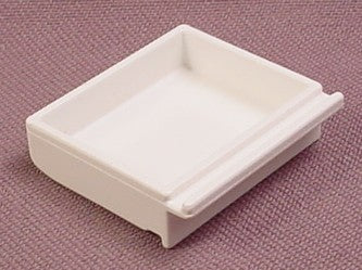 Playmobil White Shallow Drawer To Slide Into A Cupboard, 3224