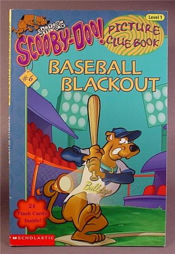 Scooby-Doo Baseball Blackout, Paperback Picture Clue Book, #6