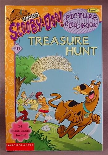 Scooby-Doo Treasure Hunt, Paperback Picture Clue Book #13 Scholastic