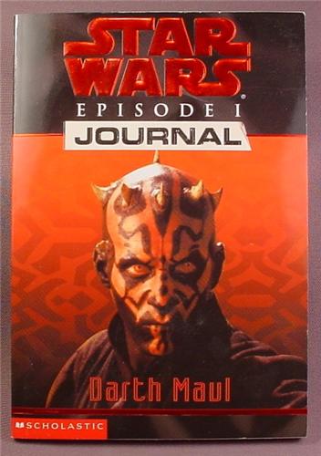Star Wars Episode 1 Journal, Darth Maul, Paperback Chapter Book