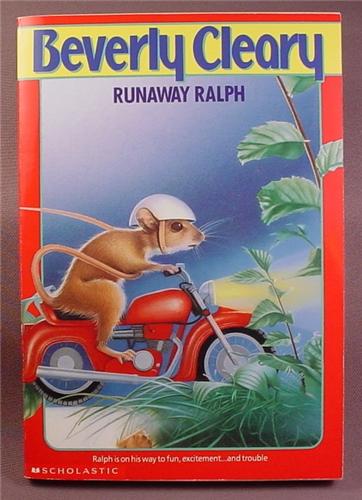 Beverly Cleary Runaway Ralph, Paperback Chapter Book, Scholastic