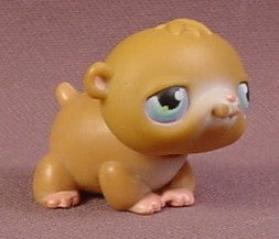 Littlest Pet Shop #45 Brown Baby Hamster With Blue Eyes, Hasbro