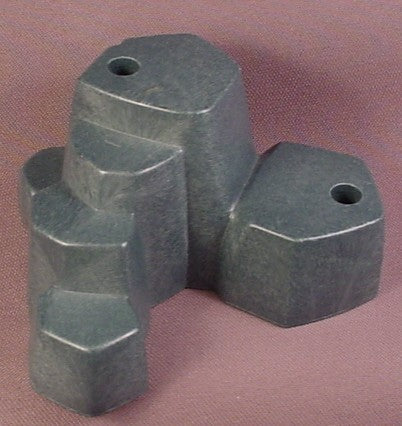 Playmobil Gray Medium Rock Formation 2 Holes 3841 7168 3155 7162
