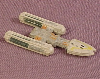 Star Wars Galoob Micro Machines 1994 Y-Wing Fighter 2 1/8" Long