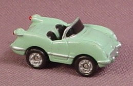 Micro Machines 1989 Light Green 55 Corvette Convertible, Chevy, Gal